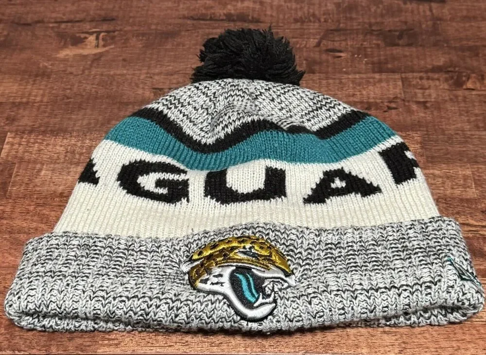 Jacksonville Jaguars New Era NFL Beanie Embroidered One Size
